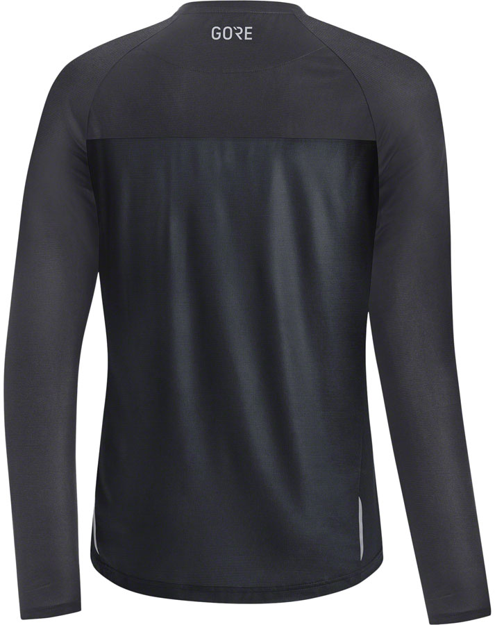 GORE Trail Long Sleeve Shirt - Black/Terra Grey, Men's, Large