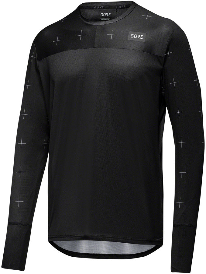 GORE Trail KPR Daily Jersey - Long Sleeve, Black, Men's, X-Large