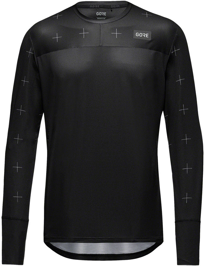 GORE Trail KPR Daily Jersey - Long Sleeve, Black, Men's, Large