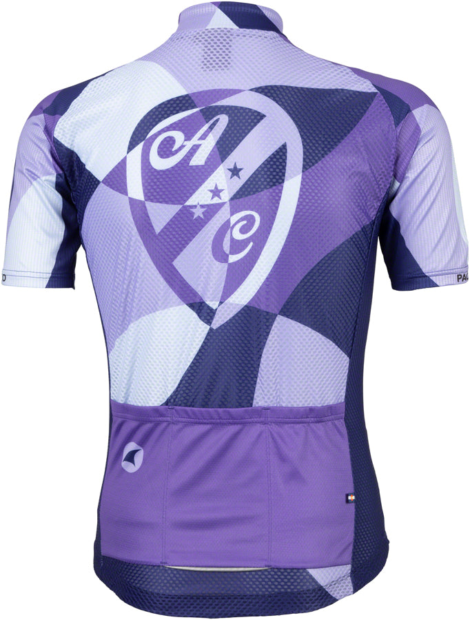All-City Dot Game Men's Jersey - Dark Purple, Purple, Lavender, Lite Blue, Large