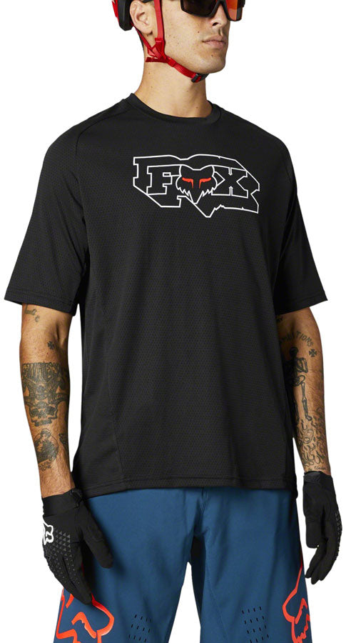 Fox Racing Defend Logo Jersey - Black, Men's, Medium