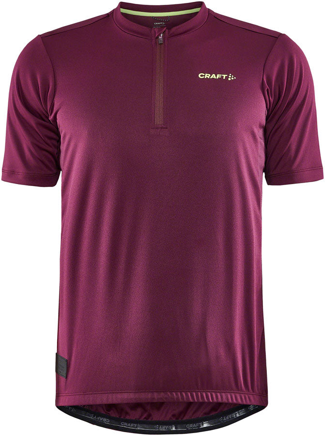 Craft Core Offroad Jersey - Short Sleeve, Burgundy, Medium, Men's