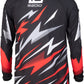 Radio Lightning BMX Race Jersey - Red, Long Sleeve, Men's, X-Large