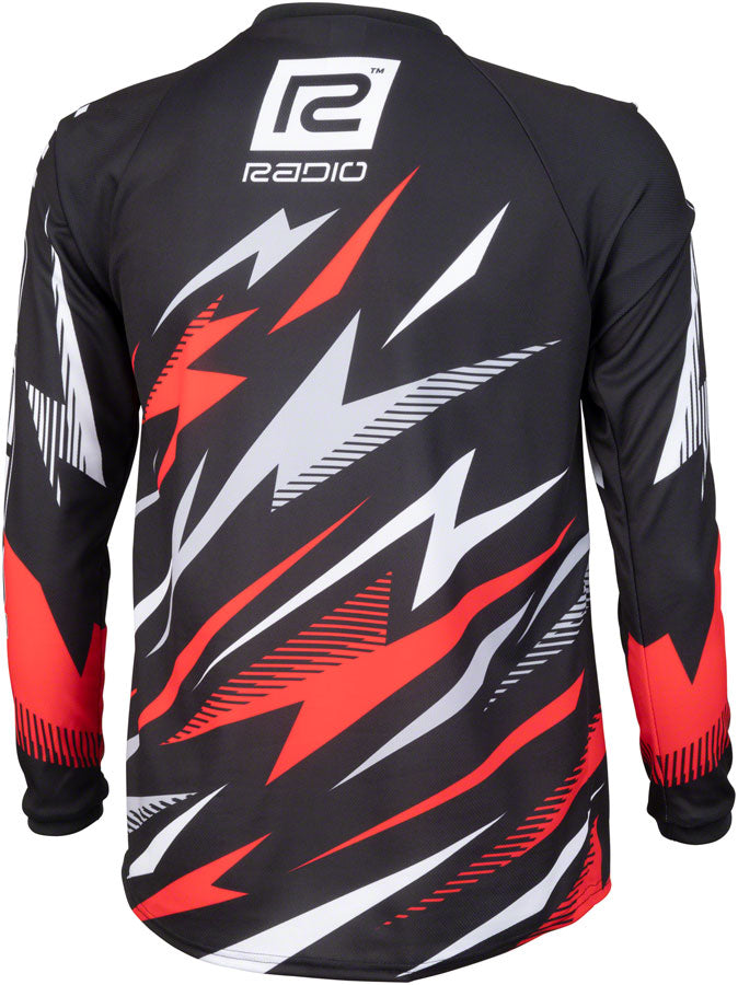 Radio Lightning BMX Race Jersey - Red, Long Sleeve, Men's, X-Large
