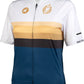 Salsa Latitude Women's Jersey - White, Navy Blue, Black , w/ Stripes, 2X-Large