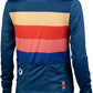 Salsa Team Polytone Women's Long Sleeve Jersey - Dark Blue, w/ Stripes, X-Large