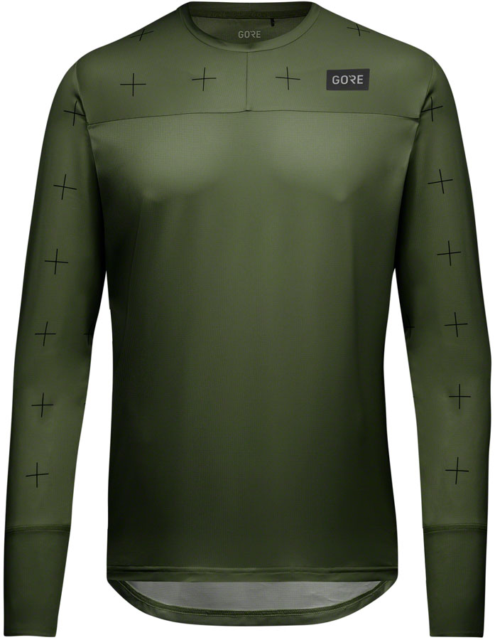 GORE Trail KPR Daily Jersey - Long Sleeve, Utility Green, Men's, X-Large