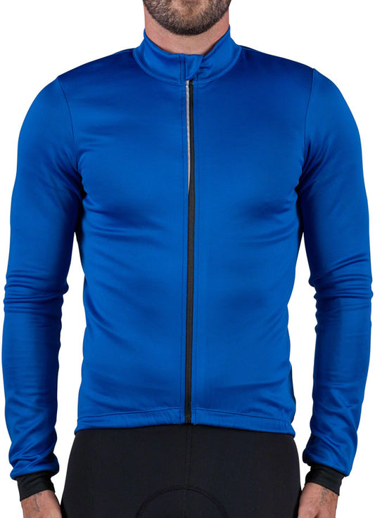 Bellwether Prestige Thermal Long Sleeve Jersey - Blue, Men's, Small