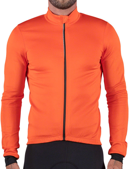 Bellwether Prestige Thermal Long Sleeve Jersey - Orange, Men's, Small