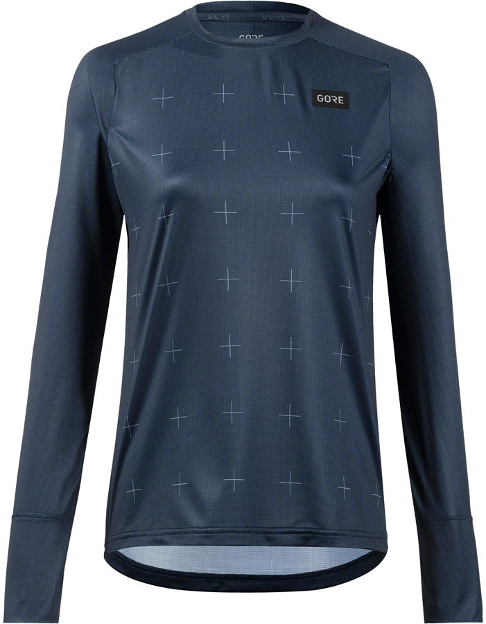 GORE Trail KPR Daily Jersey - Long Sleeve, Orbit Blue, Women's, Medium