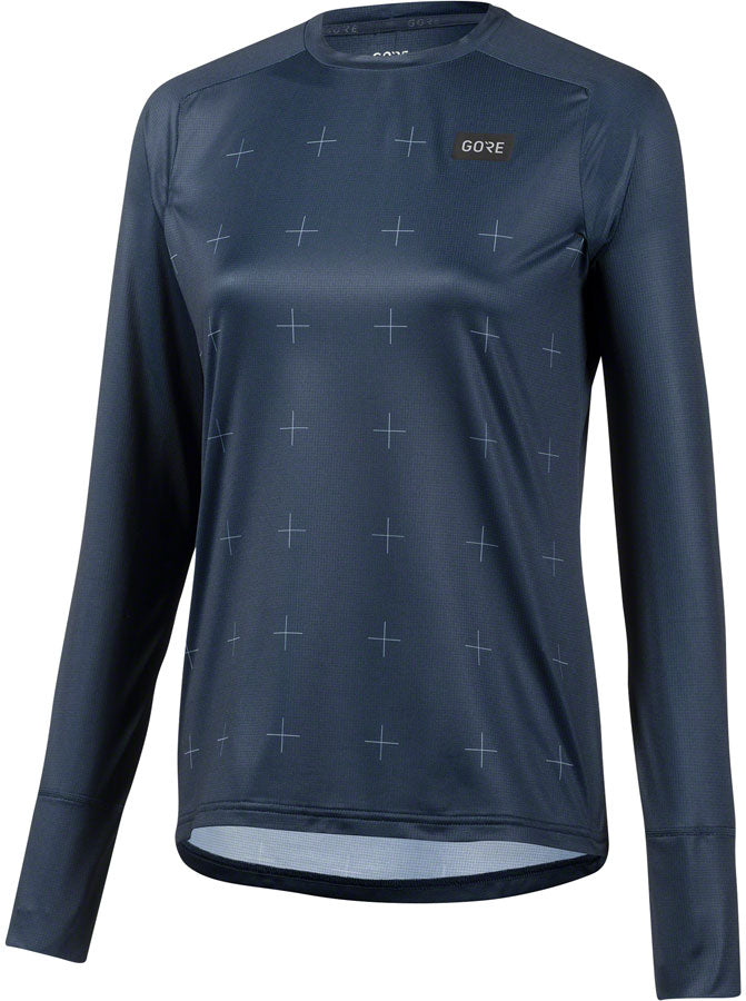 GORE Trail KPR Daily Jersey - Long Sleeve, Orbit Blue, Women's, Medium