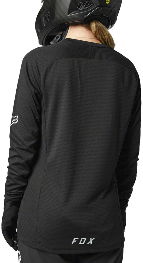 Fox Racing Defend Long Sleeve Jersey - Black, Women's, Medium