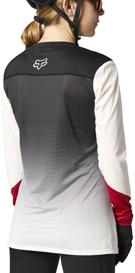 Fox Racing Flexair Long Sleeve Jersey - Black/Pink, Women's, Large