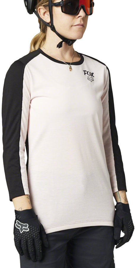 Fox Racing Ranger Drirelease 3/4 Sleeve Jersey - Pale Pink, Women's, Large
