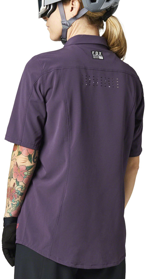 Fox Racing Flexair Woven Jersey - Dark Purple, Women's, Medium