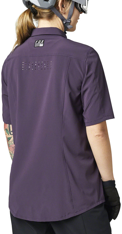Fox Racing Flexair Woven Jersey - Dark Purple, Women's, Medium