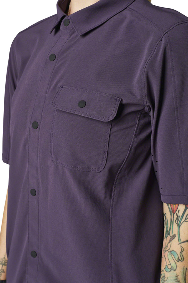 Fox Racing Flexair Woven Jersey - Dark Purple, Women's, Medium
