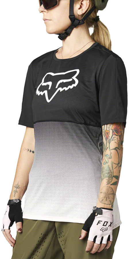 Fox Racing Flexair Jersey - Black/Pink, Women's, Large