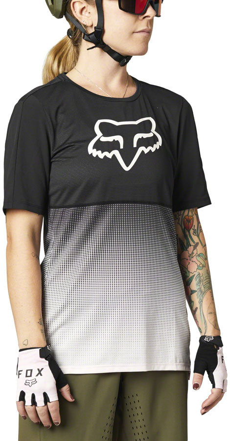 Fox Racing Flexair Jersey - Black/Pink, Women's, Large