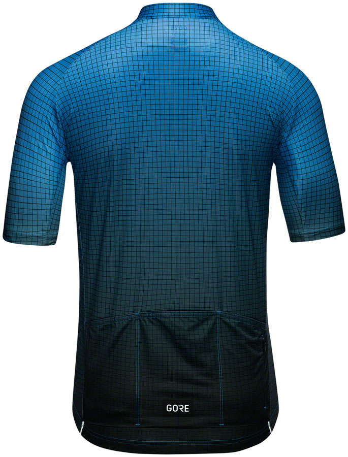 GORE Grid Fade Jersey - Black/Sphere Blue, Men's, Medium