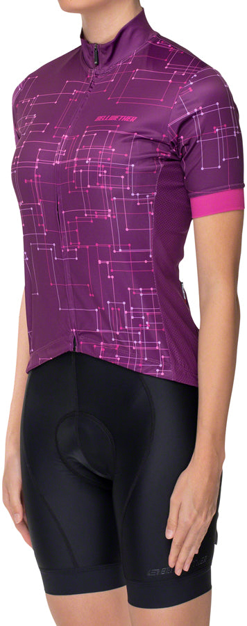 Bellwether Galaxy Jersey - Sangria, Short Sleeve, Women's, X-Small