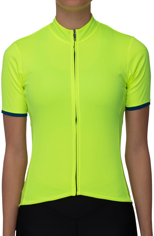 Bellwether Criterium Pro Jersey - Hi-Vis Yellow, Short Sleeve, Women's, X-Small