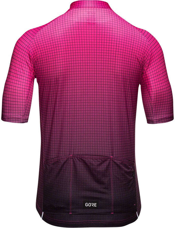GORE Grid Fade Jersey - Black/Process Pink, Men's, X-Large