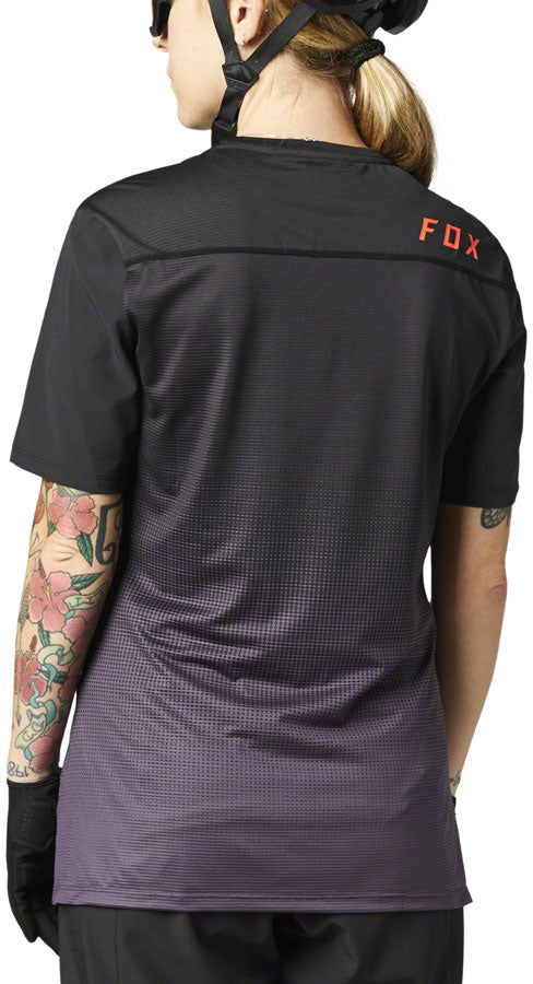 Fox Racing Flexair Jersey - Black/Purple, Women's, Large