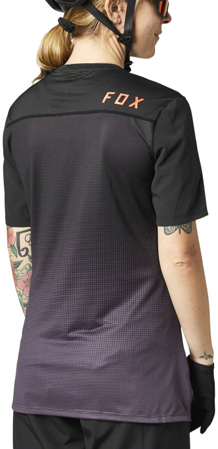 Fox Racing Flexair Jersey - Black/Purple, Women's, Large