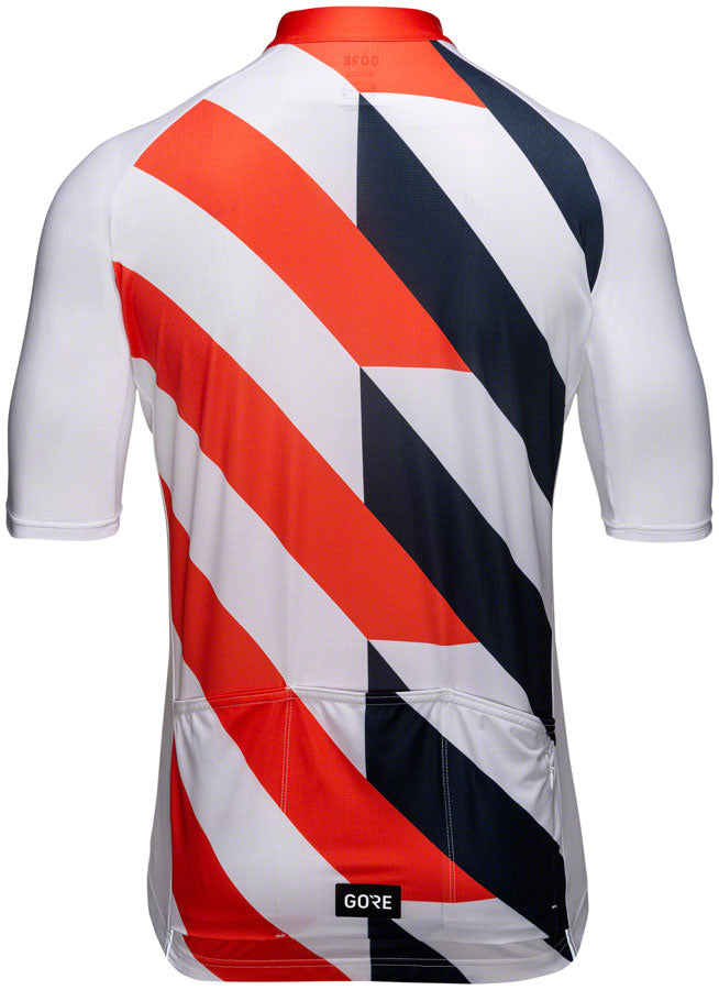GORE Signal Jersey - White/Fireball, Men's, Small
