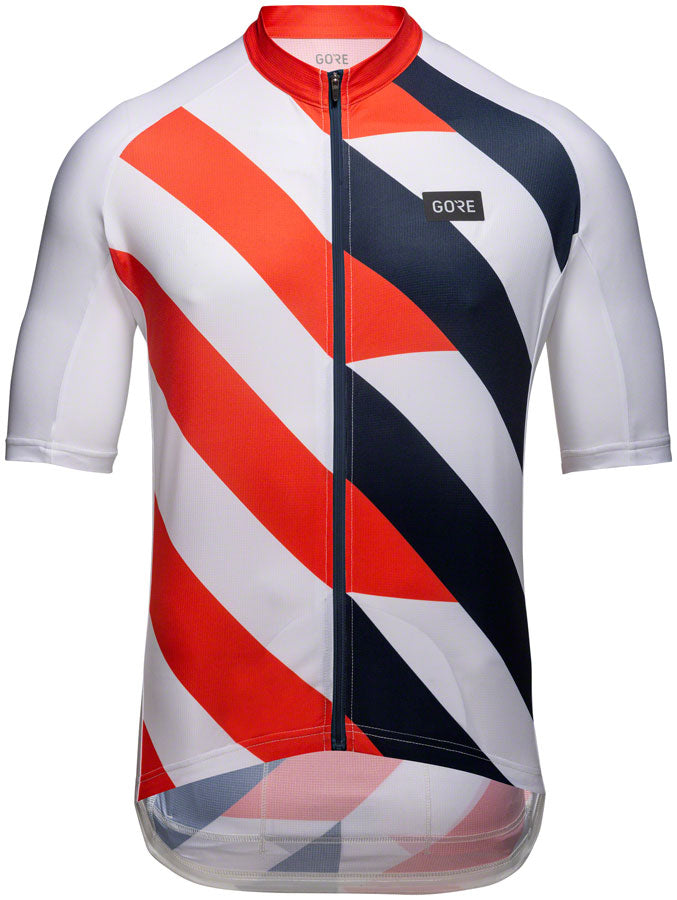 GORE Signal Jersey - White/Fireball, Men's, Small