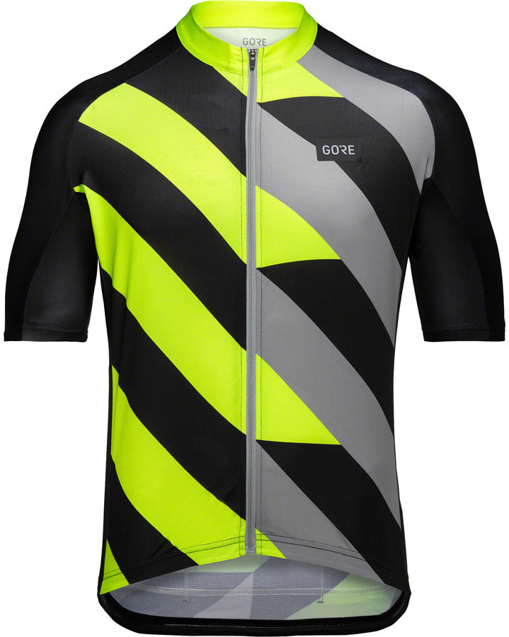 GORE Signal Jersey - Black/Neon Yellow, Men's, Large