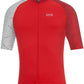 GORE C5 Jersey - Red/White, Men's, Small