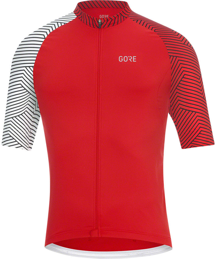 GORE C5 Jersey - Red/White, Men's, Medium