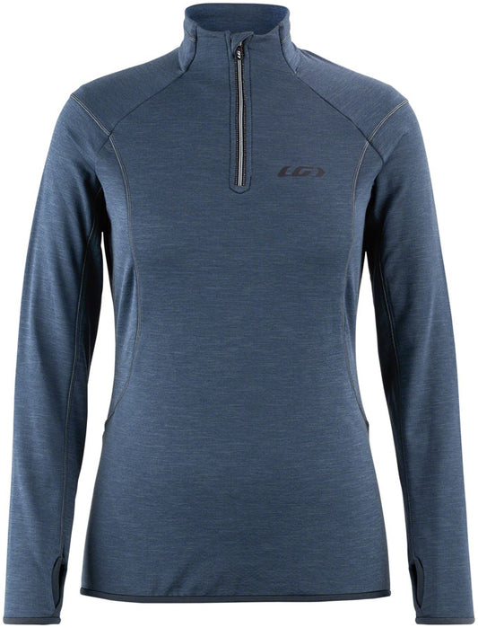 Garneau Edge 2 Long Sleeve Jersey - Sargasso Sea, Women's, Large