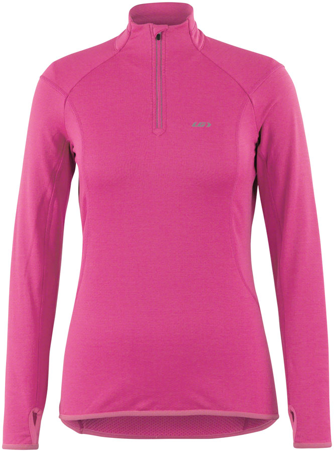 Garneau Edge 2 Long Sleeve Jersey - Peony, Women's, Medium