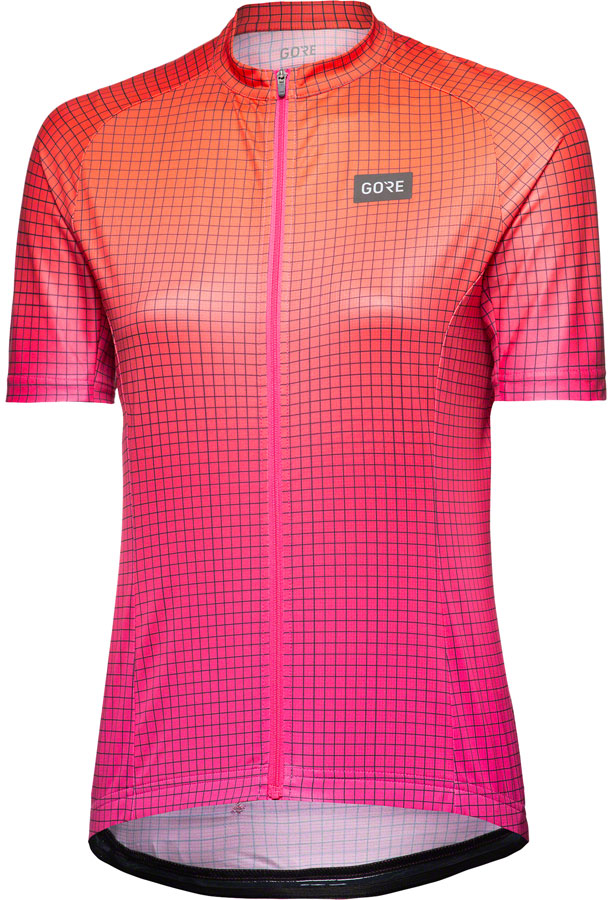 GORE Grid Fade Jersey - Process Pink/Fireball, Women's, Small
