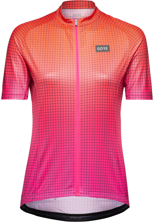 GORE Grid Fade Jersey - Process Pink/Fireball, Women's, Small