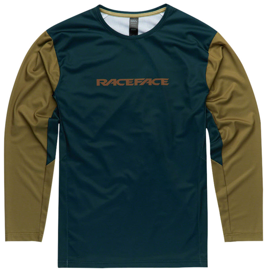 RaceFace Indy Jersey - Long Sleeve, Men's, Pine, X-Large