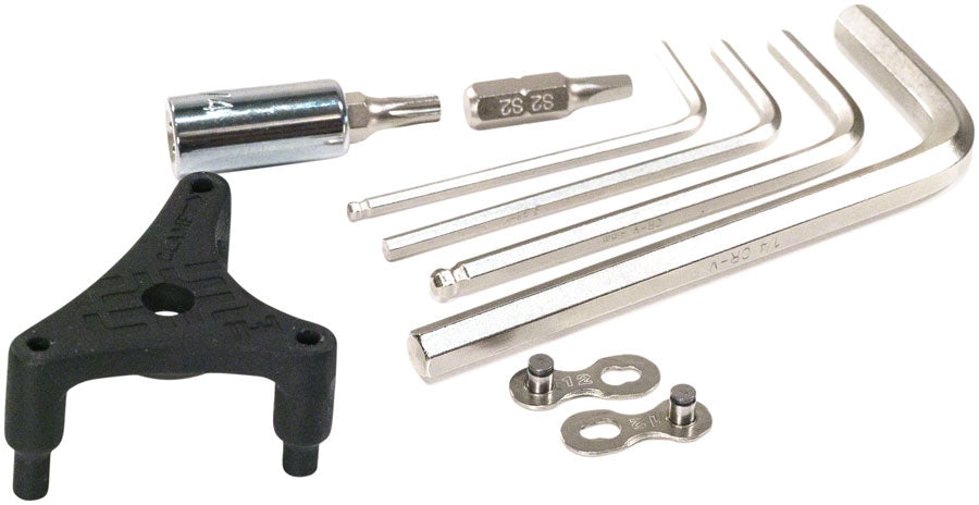 e*thirteen TRS Plus Cassette Upgrade Kit with Cassette, Chain, Shifter and Derailleur Conversion Kit - 12 Speed, 9-46t, Black