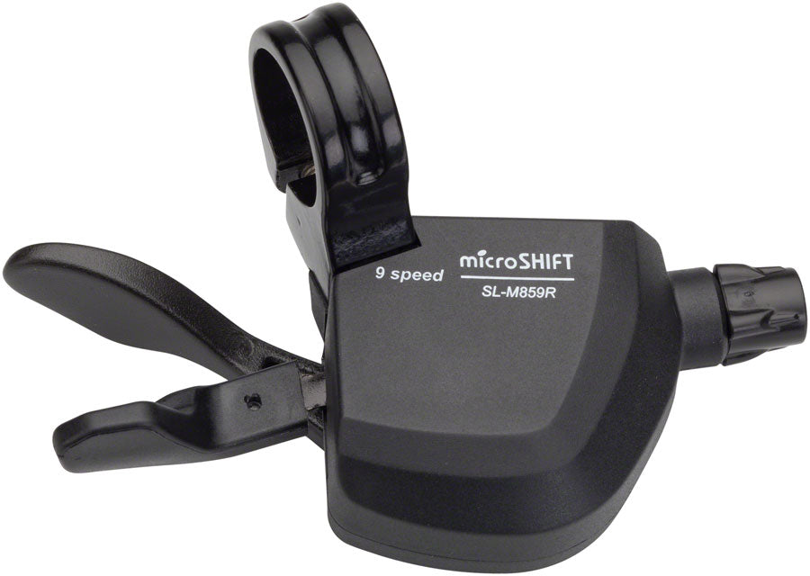 microSHIFT MarvoLT Right Trigger Shifter, 9-Speed, Alloy Lever, Shimano Compatible
