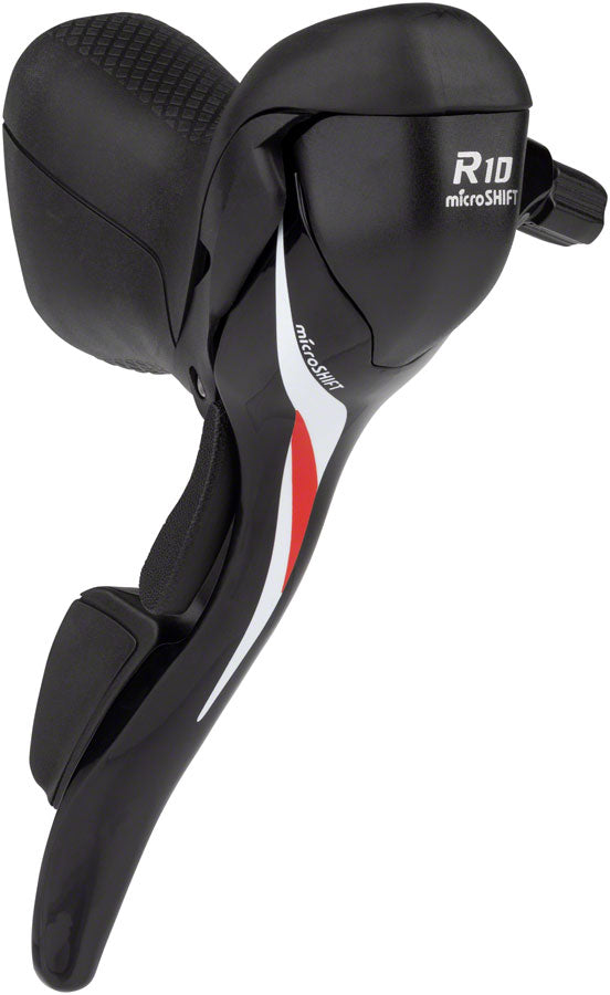 microSHIFT R10 Bar 10-Speed Drop Bar Right Shifter Black Bicycle Shifter