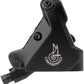 Campagnolo Super Record Ergopower EPS Shifter Hydraulic Brake/Shift Lever and Disc Caliper - Left/Front, 12-Speed, 140mm Flat Mount Caliper, Black