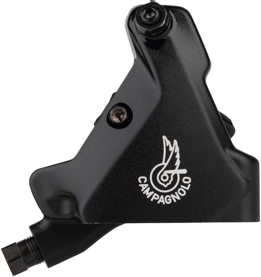 Campagnolo Record Ergopower Hydraulic Brake/Shift Lever and Disc Caliper - Left/Front, 12-Speed, 140mm Flat Mount Caliper, Black