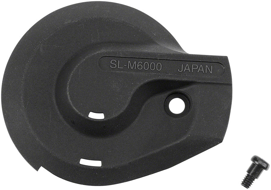 Shimano SL-M6000 Shifter Cover and Fixing Screw - Right, Black