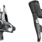 SRAM RED eTap AXS HRD Shift/Brake Lever and Hydraulic Disc Caliper - Left/Front, Post Mount, 950mm Hose, Black/Silver, D1