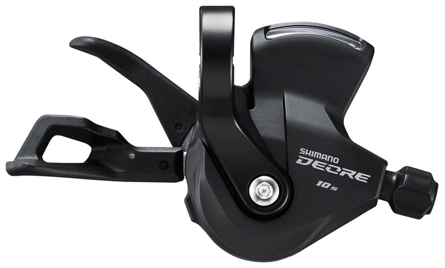 Shimano Deore SL-M4100-R Right Shift Lever - 10-Speed, RapidFire Plus, Optical Gear Display, Black