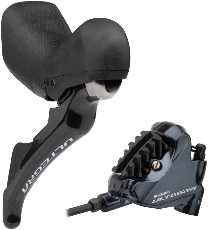 Shimano Ultegra ST-R8020/BR-8070 Disc Brake and Lever - Rear, Hydraulic, Flat Mount, Resin Pads, Black