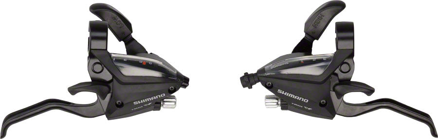 Shimano ST-EF500 3 8-Speed Shifter Set Black Bicycle Shifter