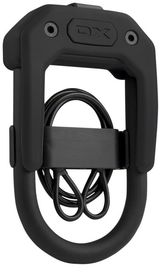 Hiplok DXC Wearable U-Lock - 3.34 x 5.9", Keyed, Includes 1m Cable, Black